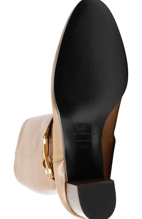 Adriana Knee High Block Heel Leather Boot^Bruno Magli Shop