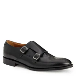 Alfeo Double Monk Strap-Black^Bruno Magli Clearance