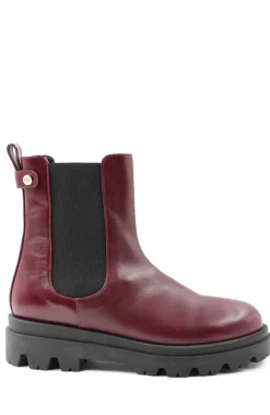Alma Chunky Leather Chelsea Boot - Bordeuax^Bruno Magli Flash Sale