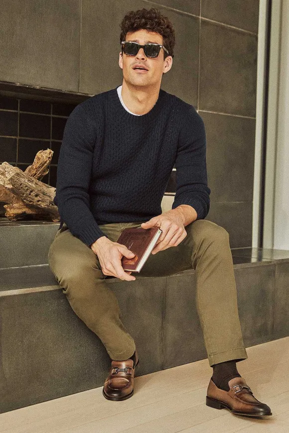 Alpha Classic Bit Leather Loafer^Bruno Magli Discount