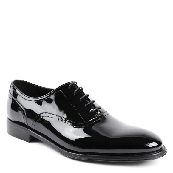 Arno Sera Plain-Toe Balmoral Oxford Patent^Bruno Magli Best Sale