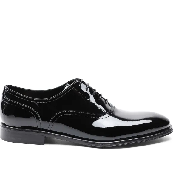 Arno Sera Plain-Toe Balmoral Oxford Patent^Bruno Magli Best Sale