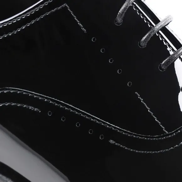 Arno Sera Plain-Toe Balmoral Oxford Patent^Bruno Magli Best Sale
