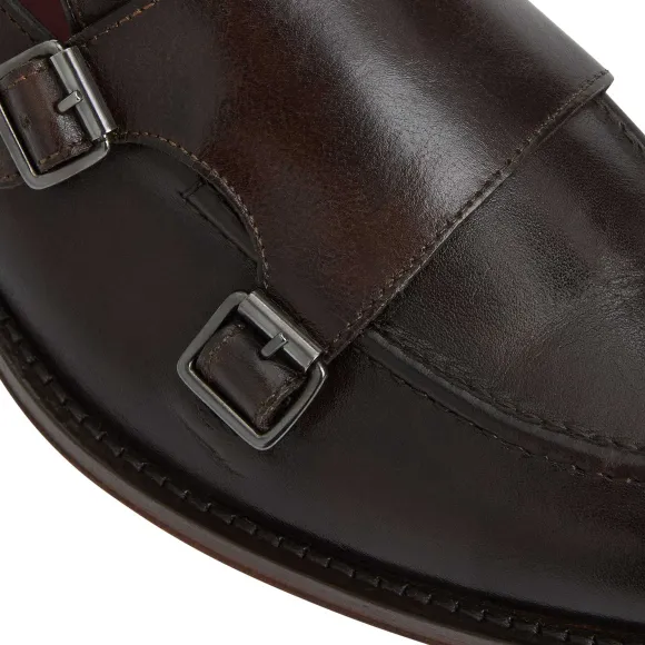Biagio Double Monk Slip On Loafer Leather^Bruno Magli Best Sale