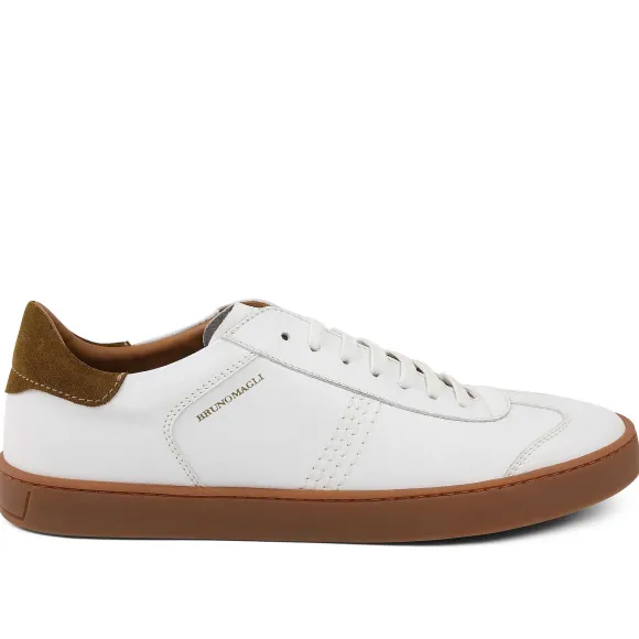 Bono Leather Lace-Up Sneaker - White^Bruno Magli Sale
