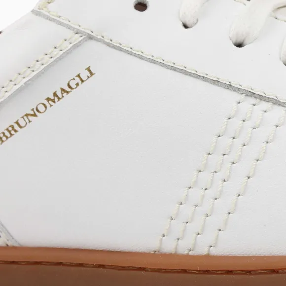 Bono Leather Lace-Up Sneaker - White^Bruno Magli Sale