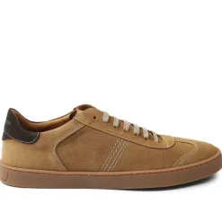 Bono Suede Lace-Up Sneaker - Cognac^Bruno Magli Cheap