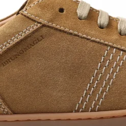 Bono Suede Lace-Up Sneaker - Cognac^Bruno Magli Cheap