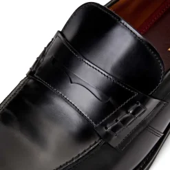 Carter Casual Men's Loafer- Black Leather^Bruno Magli Cheap