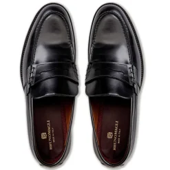 Carter Casual Men's Loafer- Black Leather^Bruno Magli Cheap