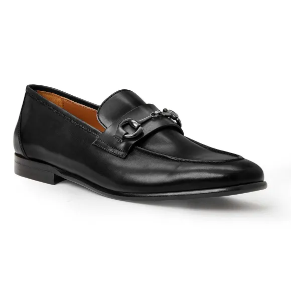 Collezione Mauro Leather Slip-On Loafer-Black^Bruno Magli New