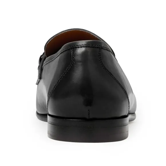Collezione Mauro Leather Slip-On Loafer-Black^Bruno Magli New