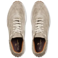 Duccio Mid Suede Jogger Sneaker-Taupe^Bruno Magli Store