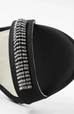 Estelle Embellished Open-Toe Heel^Bruno Magli New