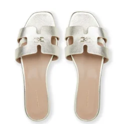 Fina Single Band Sandal Metallic^Bruno Magli New