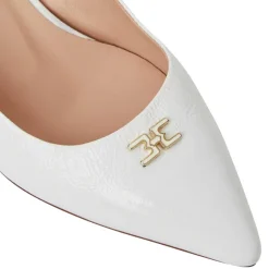 Fiona Slingback Pump White Crinkled Patent^Bruno Magli Clearance
