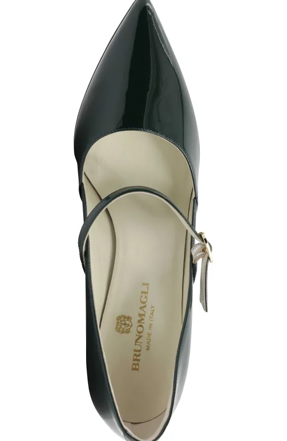 Gemma Mary-Jane Leather Pump^Bruno Magli Cheap
