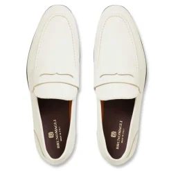 Lastra Slip-On Leather Loafer-Off White^Bruno Magli Clearance