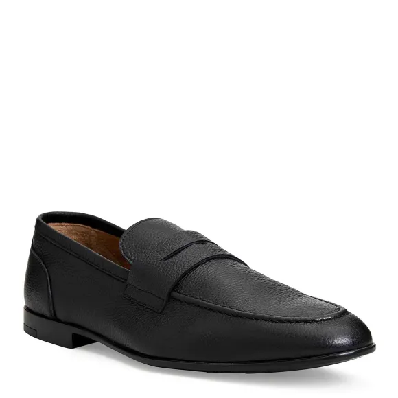 Lastra Slip-On Leather Loafer-Black^Bruno Magli Discount