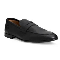 Lastra Slip-On Leather Loafer-Black^Bruno Magli Discount