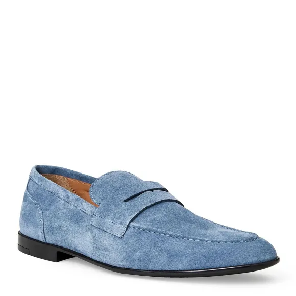 Lastra Slip-On Suede Loafer-Light Blue^Bruno Magli Best