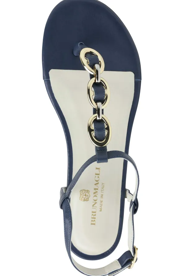 Marina Leather Embellished Thong Sandal^Bruno Magli Flash Sale