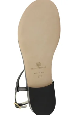 Marina Leather Embellished Thong Sandal^Bruno Magli Outlet