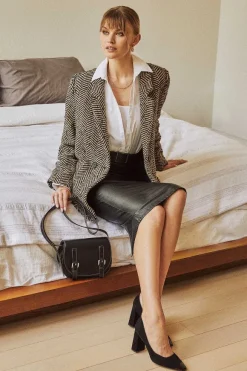 Melania Square Toe Suede Pump^Bruno Magli Online