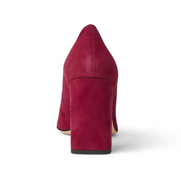Melania Square Toe Suede Pump Suede^Bruno Magli Hot