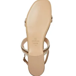 Portia Sandal Brown/Natural Suede^Bruno Magli Store