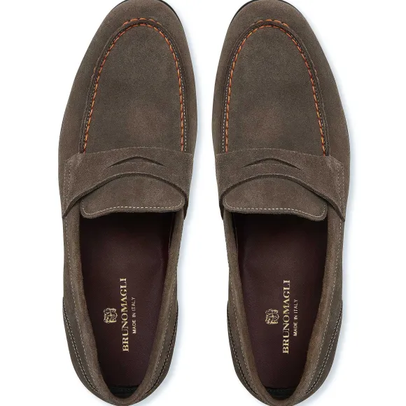 Silas Suede Loafer^Bruno Magli Store