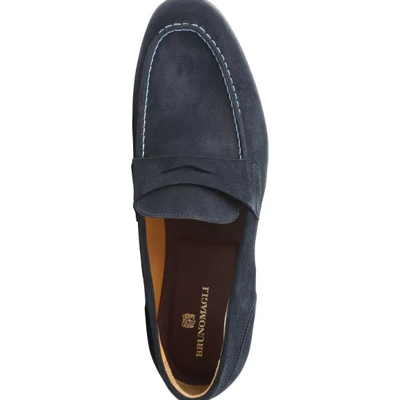 Silas Suede Loafer - Navy^Bruno Magli Clearance