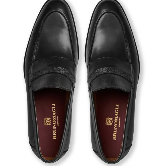 Silvestro Embosssed Bit Loafer Leather^Bruno Magli Flash Sale