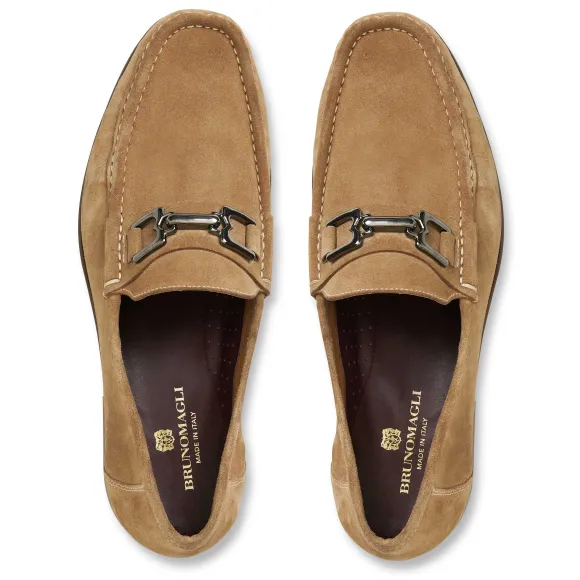 Trieste Classic Suede Moccasin^Bruno Magli New
