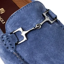 Xander Casual Suede Driving Moccasin-Light Blue^Bruno Magli Fashion