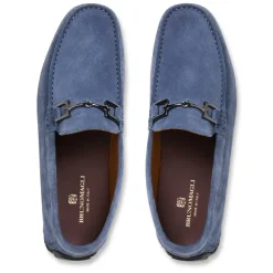 Xander Casual Suede Driving Moccasin-Light Blue^Bruno Magli Online