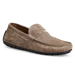Xane Casual Suede Slip-On Driving Moccasin-Taupe^Bruno Magli Online